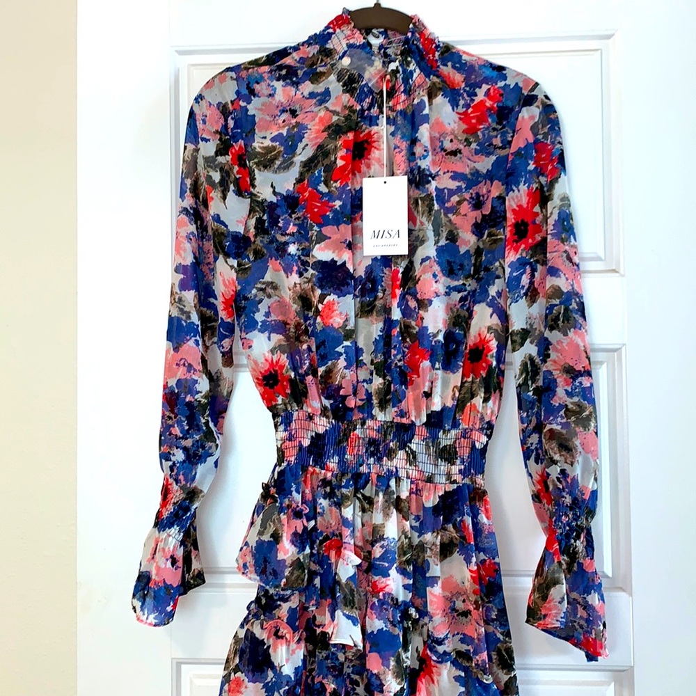 THE SAVANNAH DRESS. GORGEOUS Brand NWT MISA Assymetrical Hem SOLD OUT EVERYWHERE